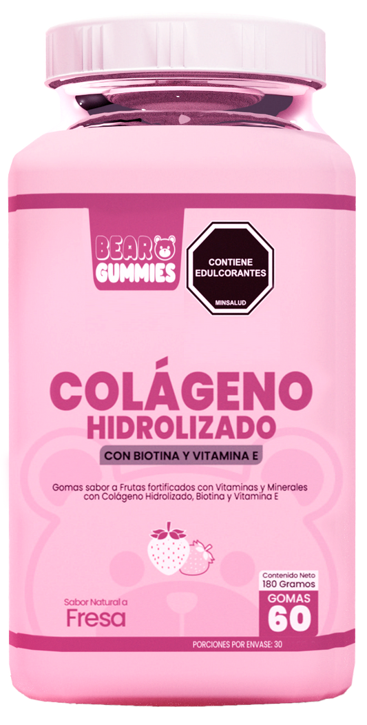 Colágeno Hidrolizado Biotina Vitamina E Bear Gummies