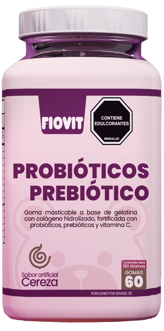 Probióticos Prebióticos Fiovit Vitaminas Gummies x60 Und