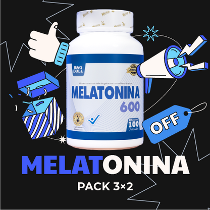 BLACK FRIDAY 🌙 Melatonina 3×2 – Duerme mejor y ahorra $60.000
