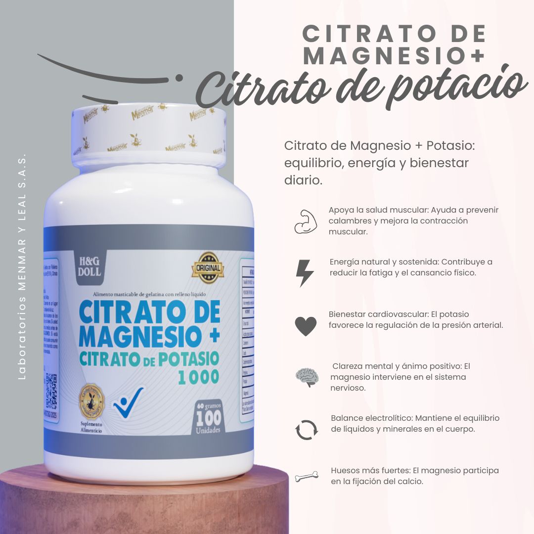BLACK FRIDAY 🔥 Paga 2 y Lleva 3 en Citrato de Magnesio + Citrato de Potasio – Ahorra $65.000 SOLO HOY
