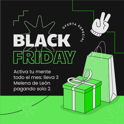 BLACK FRIDAY 🔥 Melena de León 3×2 – Activa tu mente y ahorra $71.000