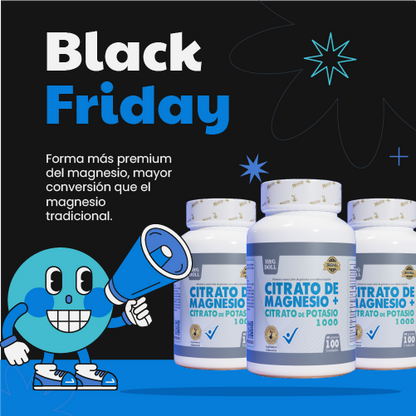 BLACK FRIDAY 🔥 Paga 2 y Lleva 3 en Citrato de Magnesio + Citrato de Potasio – Ahorra $65.000 SOLO HOY