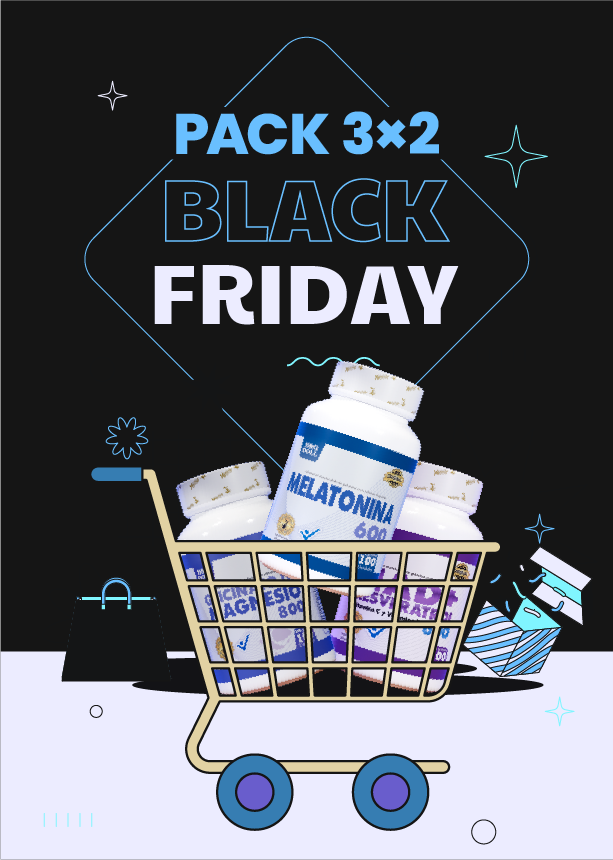 BLACK FRIDAY 🔥 Combo Premium 3×2: Melatonina + NAD+ + Glicinato Magnesio — Paga $126.000 y llévate los 3