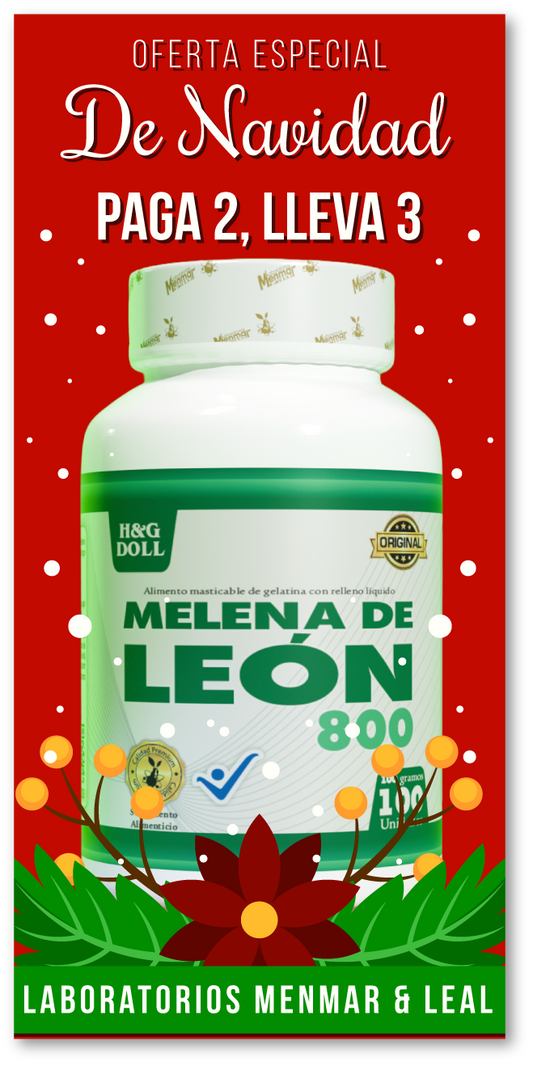 Melena de León 3×2 – Activa tu mente y ahorra $71.000