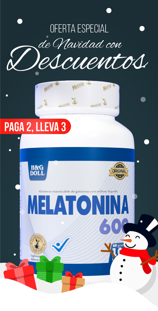 Melatonina 3×2 – Duerme mejor y ahorra $60.000