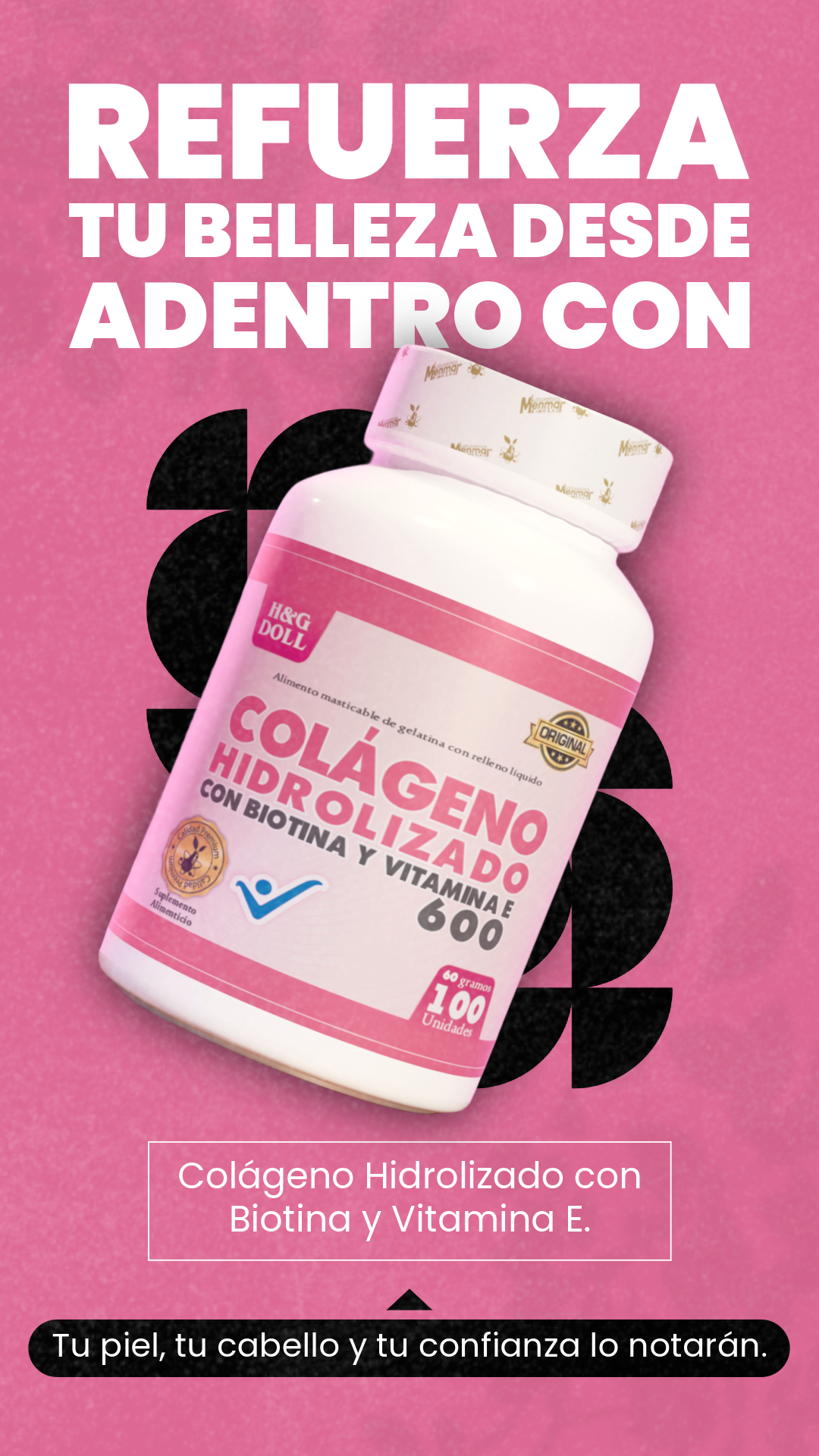 Colágeno Hidrolizado + Biotina + Vitamina E