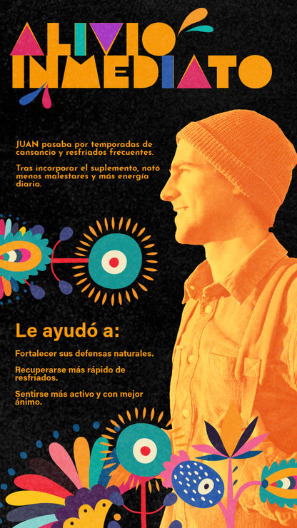 JENGIBRE + PROPÓLEO + ZINC + VITAMINA C