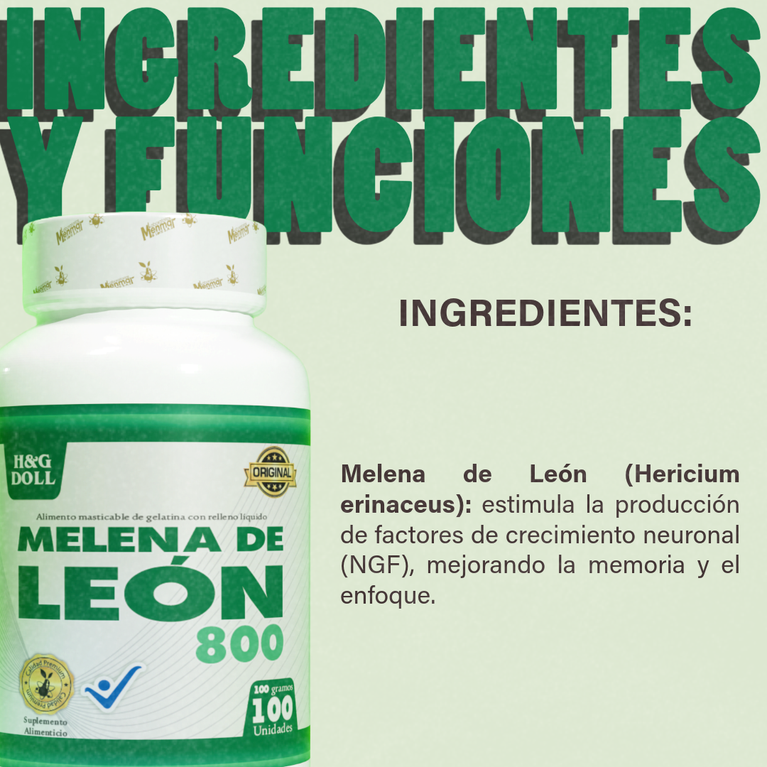 BLACK FRIDAY 🔥 Melena de León 3×2 – Activa tu mente y ahorra $71.000