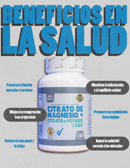 CITRATO DE MAGNESIO + CITRATO DE POTASIO