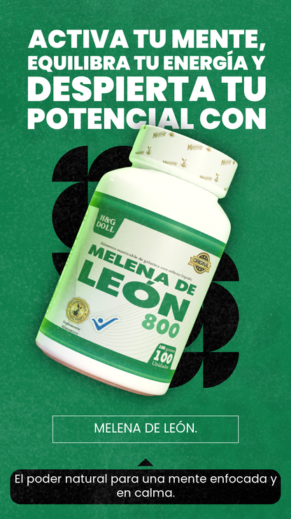 BLACK FRIDAY 🔥 Melena de León 3×2 – Activa tu mente y ahorra $71.000