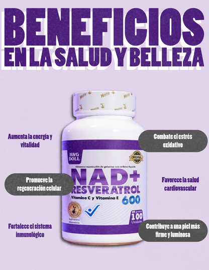 NAD+ RESVERATROL 600