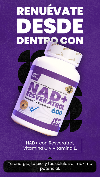 NAD+ RESVERATROL 600