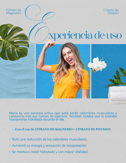 CITRATO DE MAGNESIO + CITRATO DE POTASIO