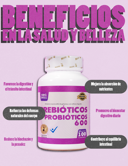 PREBIÓTICOS Y PROBIÓTICOS 600