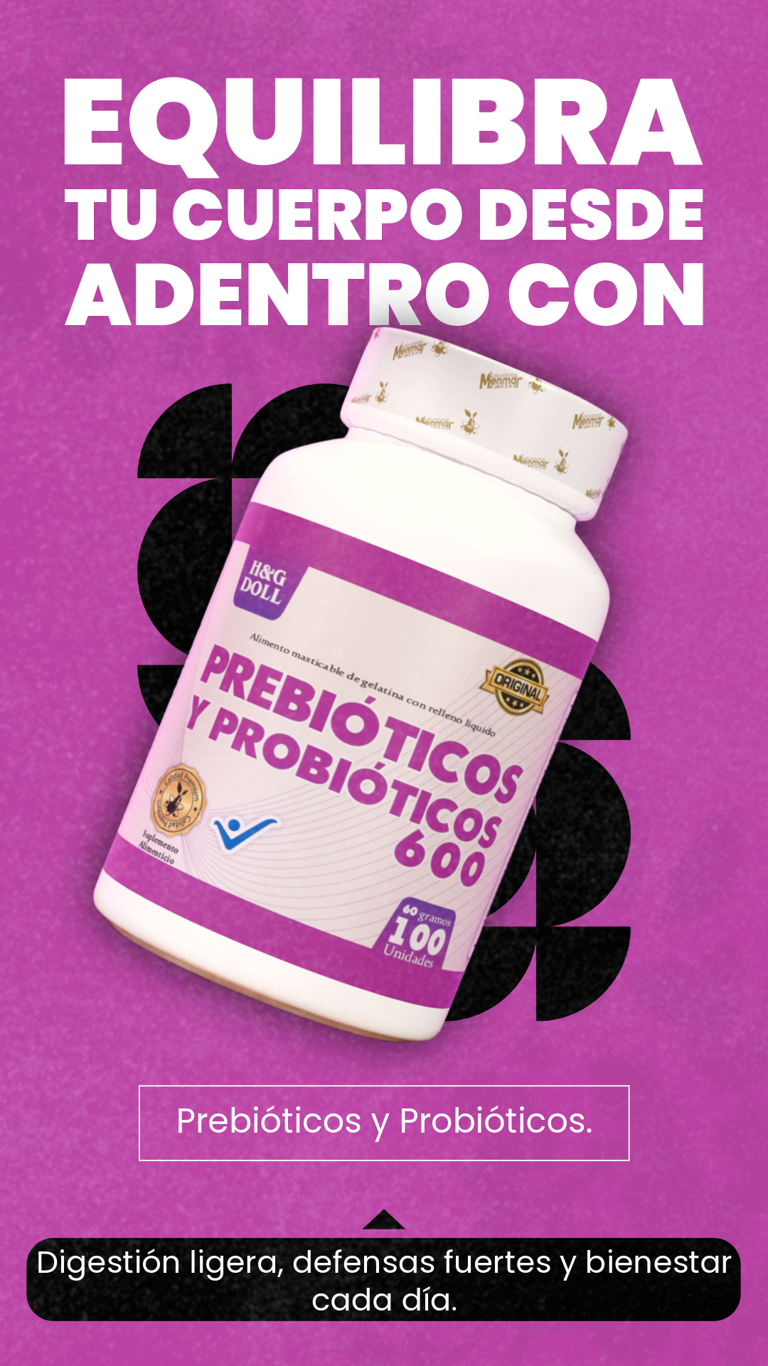 PREBIÓTICOS Y PROBIÓTICOS 600