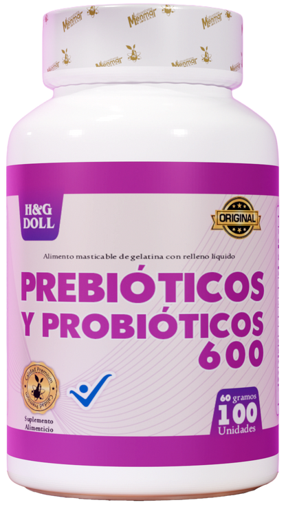 PREBIÓTICOS Y PROBIÓTICOS 600