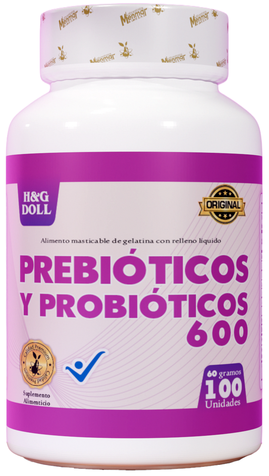 PREBIÓTICOS Y PROBIÓTICOS 600