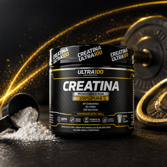Creatina Ultra 100 Monohidratada 100% Pura - 500g | 100 Servicios