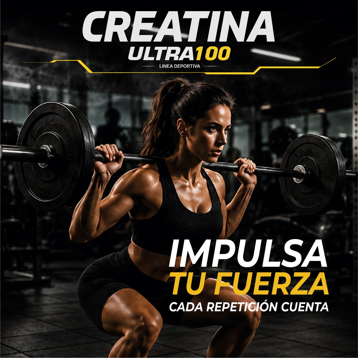 Creatina Ultra 100 Monohidratada 100% Pura - 500g | 100 Servicios