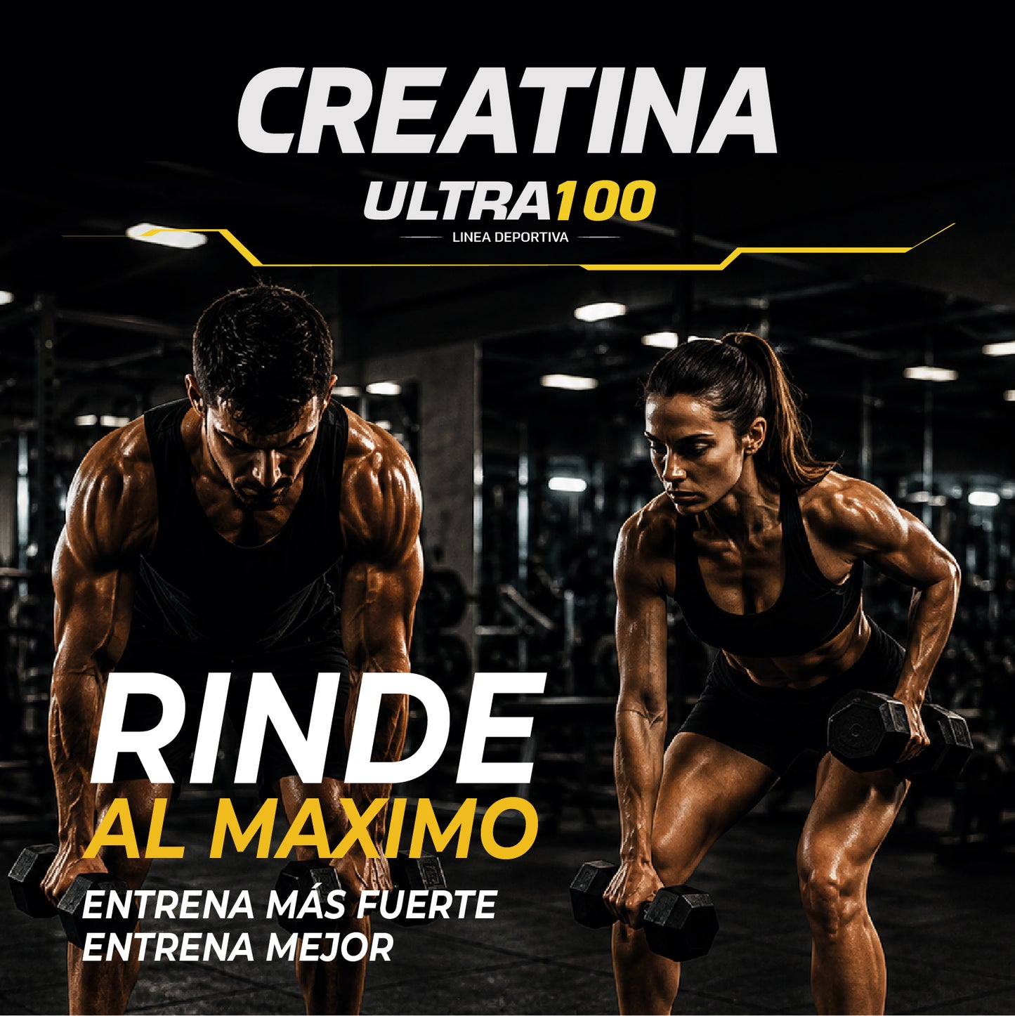 Creatina Ultra 100 Monohidratada 100% Pura - 500g | 100 Servicios
