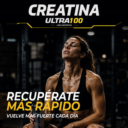 Creatina Ultra 100 Monohidratada 100% Pura - 500g | 100 Servicios